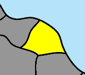 Map of Deirghiusa (Dirguzia)